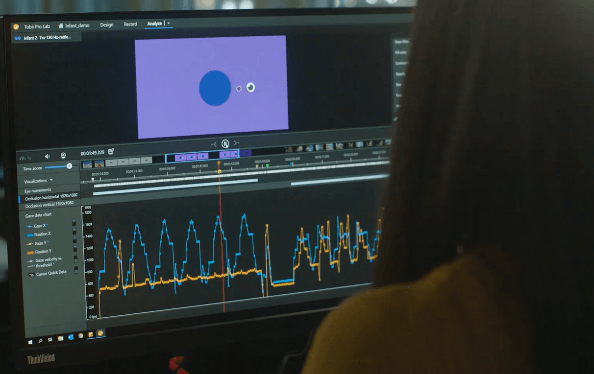 Tobii Pro Lab eye tracking callibration function