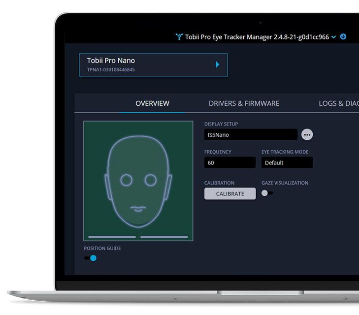 Tobii Pro Eye Tracker Manager